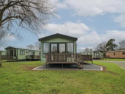 a building with a gazebo in a park at Owl in Leominster
