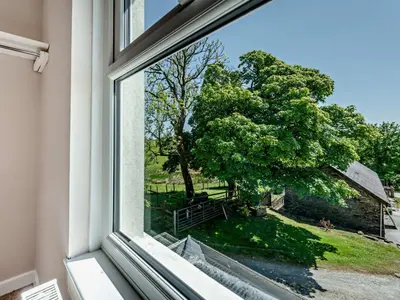 a window with a view of a tree at 3 Bed in Carmarthen oc-92116 in Rhyd-cymmerau