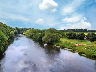 a view of a river from a bridge at 3 Bed in Clyro 88077 in Clyro