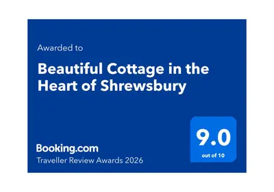 a screenshot of a benefit certificate in the heart of shawbury at Beautiful Cottage in the Heart of Shrewsbury in Shrewsbury