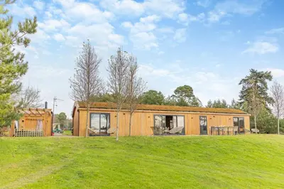 a modular house with a green yard at 4 Bed in Llansanffraid oc-p30384 in Llanymynech