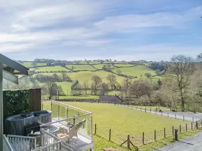 a view of a field from a house at 1 Bed in Berriew oc-a31113 in Berriew