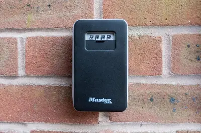 a clock on the side of a brick wall at Professionals welcome - Near Town Centre - Free Parking-Sleeps 4 in Shrewsbury