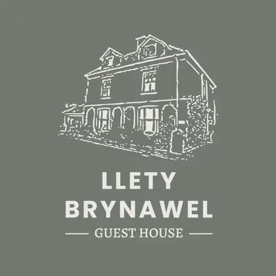 a sketch of a light brewery guest house at Llety Brynawel Guest House in Pennal