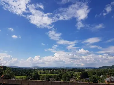 a view of a blue sky with clouds at Apartment - Sleeps 2 - Pet friendly - Parking in Ludlow