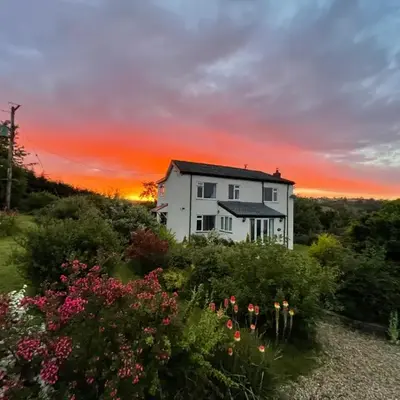 Country Home with Gardens