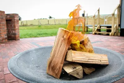 a piece of wood sitting on top of a table at Lily in Rhayader